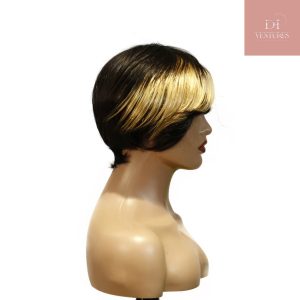 center wig machine made #27 wig remy hair h016