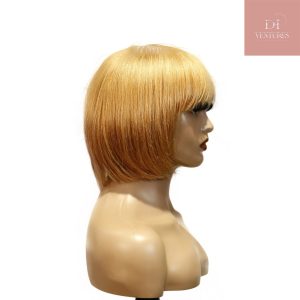 center wig machine made color wig remy hair