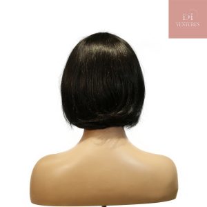 center wig machine made black wig remy hair tc027