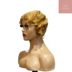 center wig machine made #27 wig remy hair h001