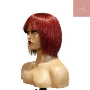 center wig machine made color wig remy hair