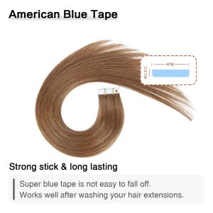 center wig asian raw hair tape in hair extensions