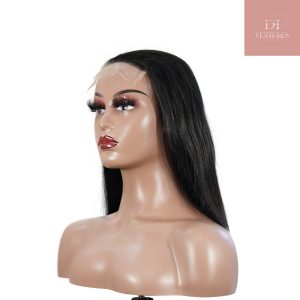 center wig natural black asian raw hair 5x5 hd lace closure straight bob human hair wig