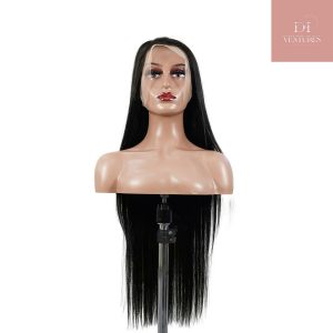 center wig 13x4 straight lace front wig natural black remy hair