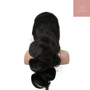 center wig natural black asian raw hair 13x6 hd lace front wig body wave human hair wig