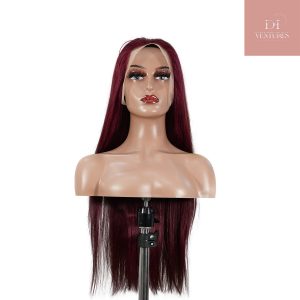 center wig 13x4 straight lace front wig 99j color 26 inch remy hair