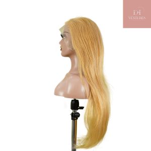 center wig 13x4 straight lace front wig 27 honey blonde remy hair