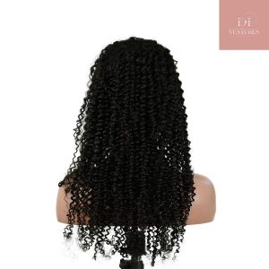 center wig 13x4 kinky curly lace front wig natural black remy hair